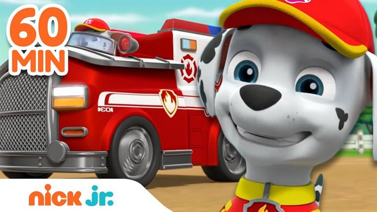 کارتون سگ های نگهبان - مارشال کامیون آتش نشانی را نجات می ده