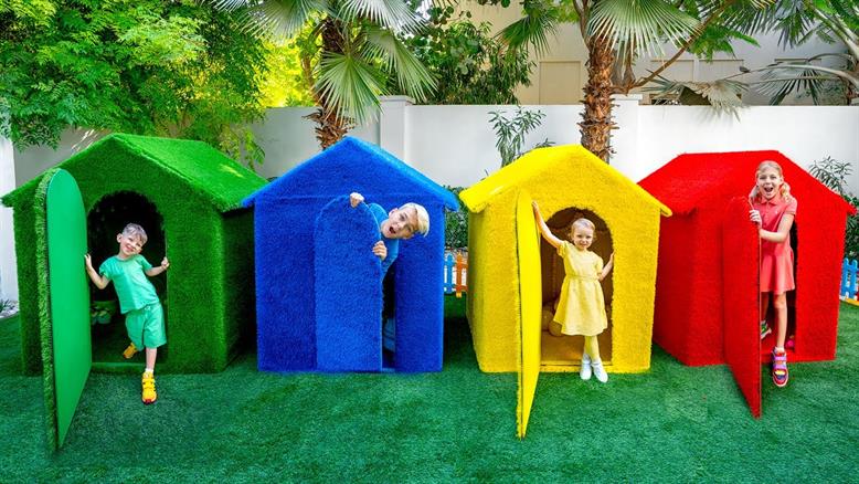 وانیا و مانیا - خانه های کوچک چهار رنگ مخفی
