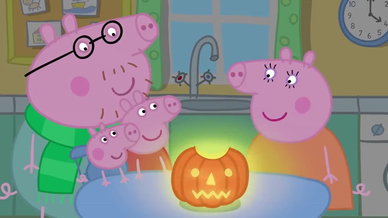 Peppa pig Halloween pumpkin party