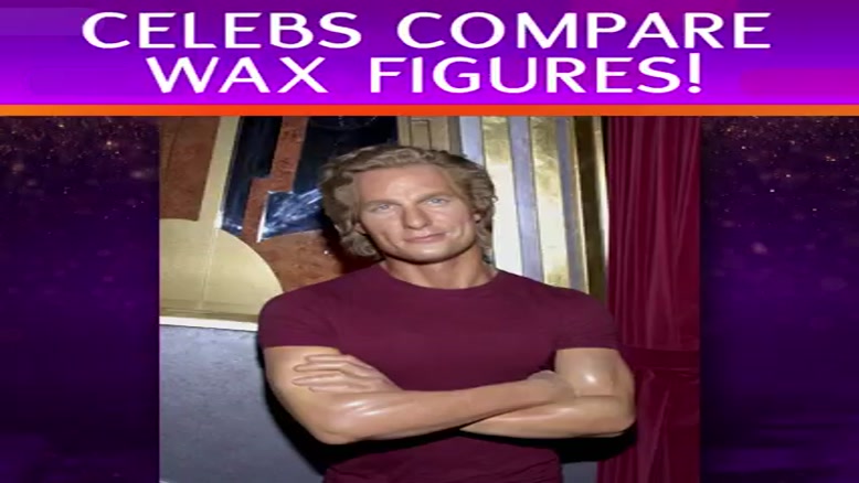 Wax model of celebrities
