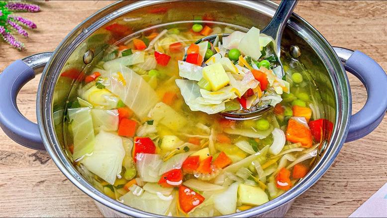 طرز تهیه سوپ سبزیجات