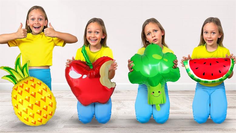 آهنگ میوه ها و سبزیجات جادویی - آهنگ خنده دار بچه ها