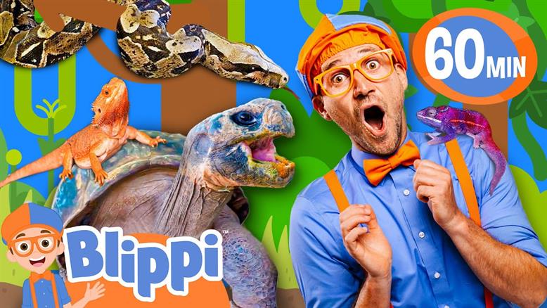 کارتون بلیپی - برخورد شگفت انگیز Blippi با دوستان خزنده!