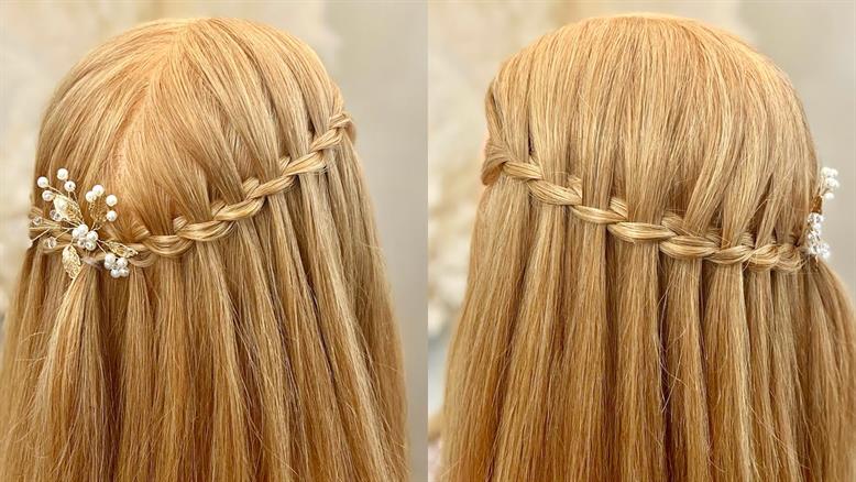 مدل موی آبشاری برای موهای بلند | مدل موی ساده و آسان