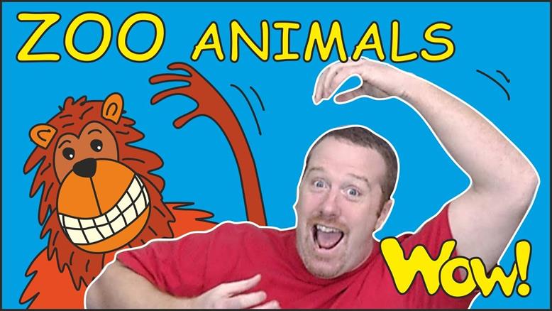 استیو و مگی - حیوانات باغ وحش برای بچه ها
