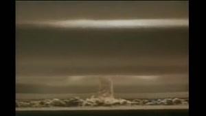انفجار بزرگترین بمب اتم دنیا