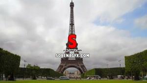 فوتیج برج ایفل در شهر پاریس