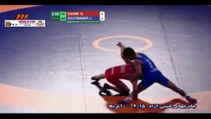 پیروزی رحیمی برابر حریف آذربایجان؛ 57 کیلوگرم